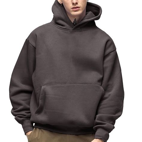 oversize blank hoodie